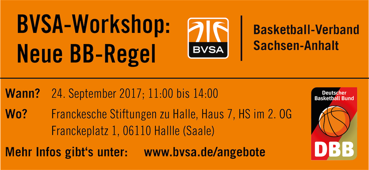 Save the Date zum BVSA-Workshop: Neue Regeln